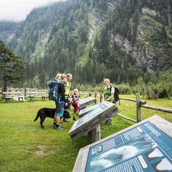 Infotafeln im Seebachtal