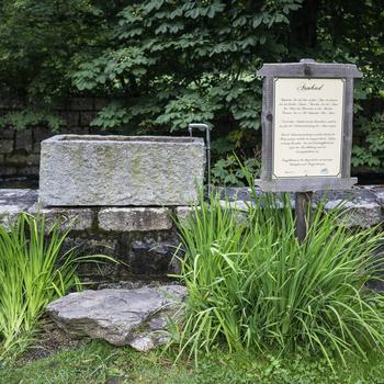 Das Armbad-Becken im Kneipp-Gartl